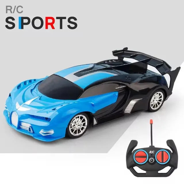 Voiture RC 2.4G 4CH Télécommandée 1:18 avec Lumières LED Voitures de Sport Haute Vitesse Véhicule de Drift Radiocommandé Jouet pour Garçons et Filles