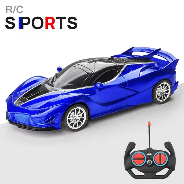 Voiture RC 2.4G 4CH Télécommandée 1:18 avec Lumières LED Voitures de Sport Haute Vitesse Véhicule de Drift Radiocommandé Jouet pour Garçons et Filles