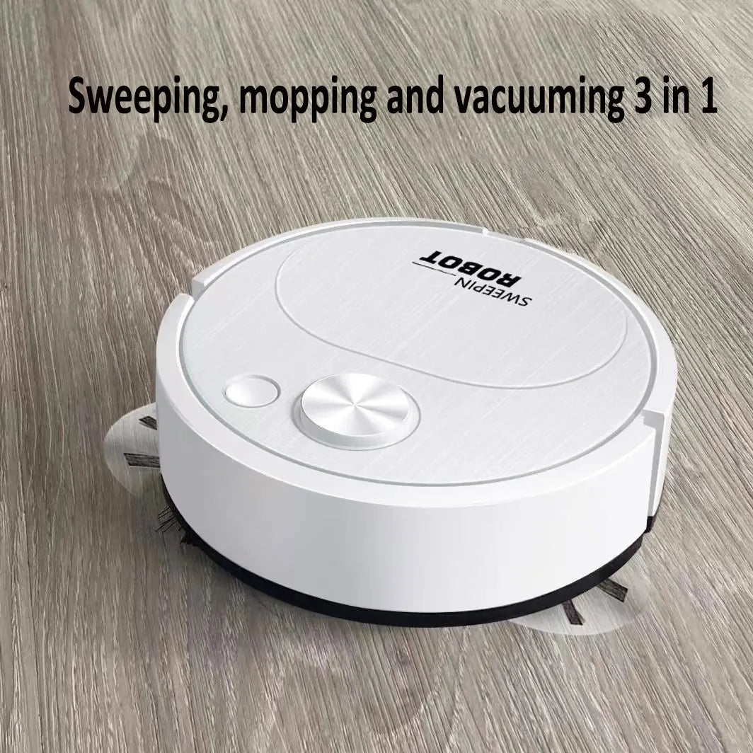 NOUVEAU Aspirateur Robot Balayeur USB 3 en 1 Intelligent Sans Fil 1500Pa avec Fonction Mop pour Maison et Bureau