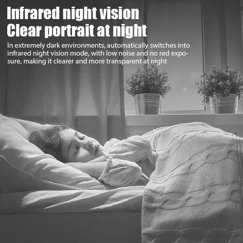 Nouvelle caméra de surveillance sans fil X5Mini Vision nocturne 1080P Légère, claire et portable Détection de mouvement Qualité supérieure