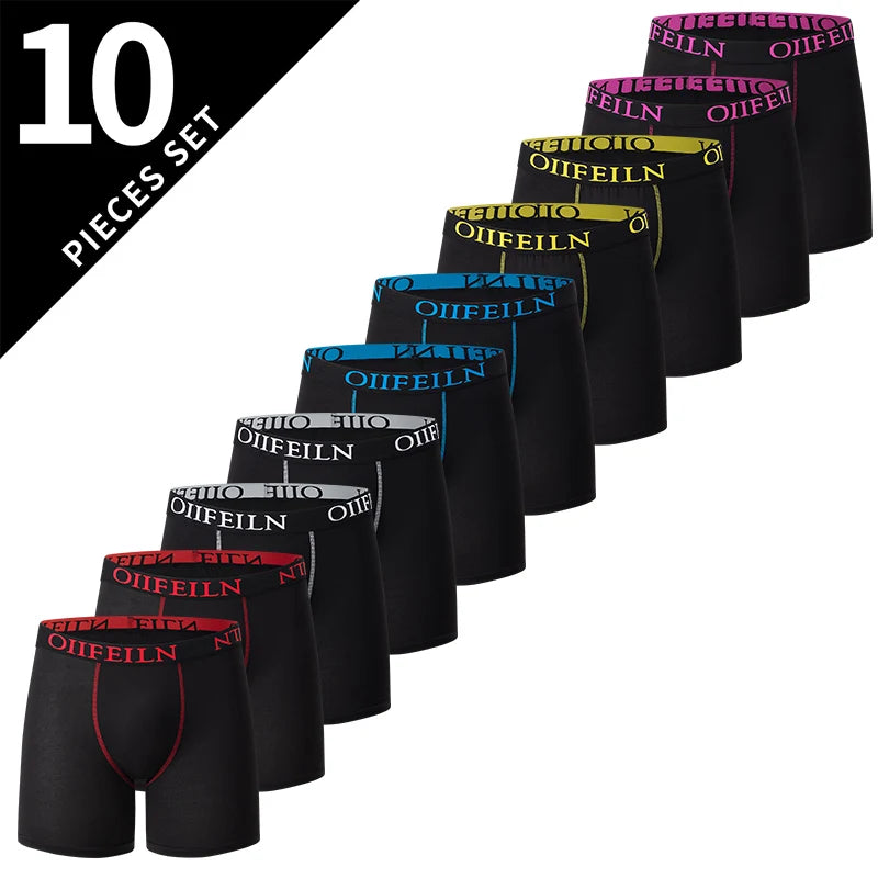 Boxers Homme – Pack de 10 | Confort Premium & Style Coloré