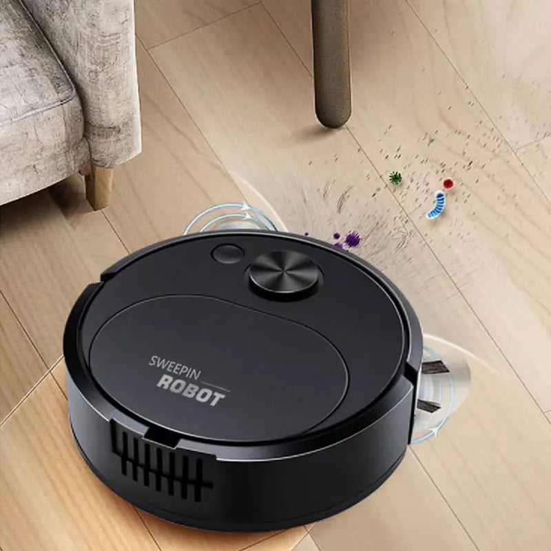 NOUVEAU Aspirateur Robot Balayeur USB 3 en 1 Intelligent Sans Fil 1500Pa avec Fonction Mop pour Maison et Bureau