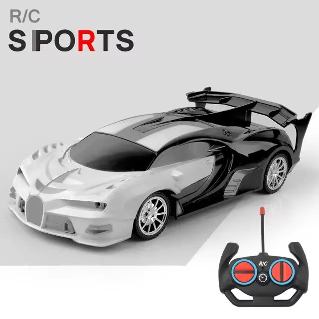 Voiture RC 2.4G 4CH Télécommandée 1:18 avec Lumières LED Voitures de Sport Haute Vitesse Véhicule de Drift Radiocommandé Jouet pour Garçons et Filles