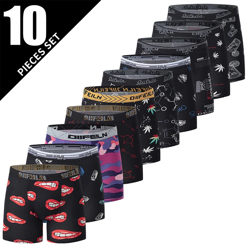 Boxers Homme – Pack de 10 | Confort Premium & Style Coloré