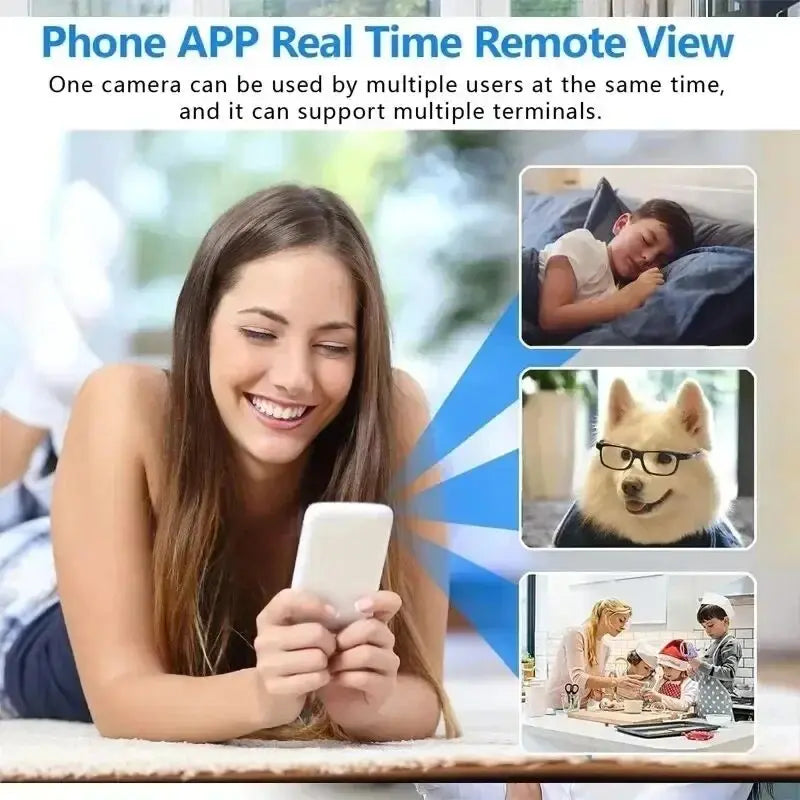 Nouvelle caméra de surveillance sans fil X5Mini Vision nocturne 1080P Légère, claire et portable Détection de mouvement Qualité supérieure